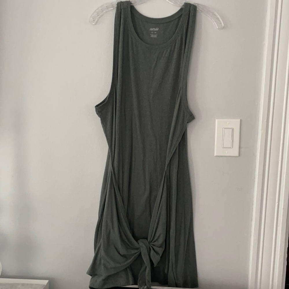 Aerie front tie summer dress